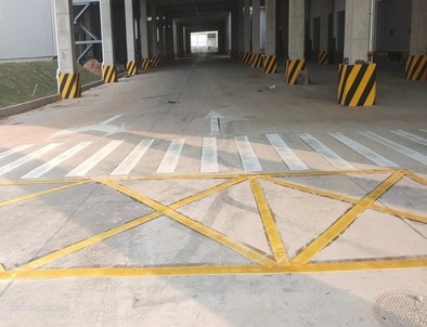 漯河漯河厂区道路标线施工